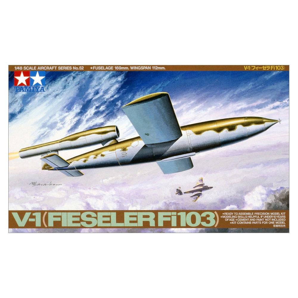 Сборная модель Tamiya самолет 1:48 V-1 FIESELER Fi103 (61052-000)