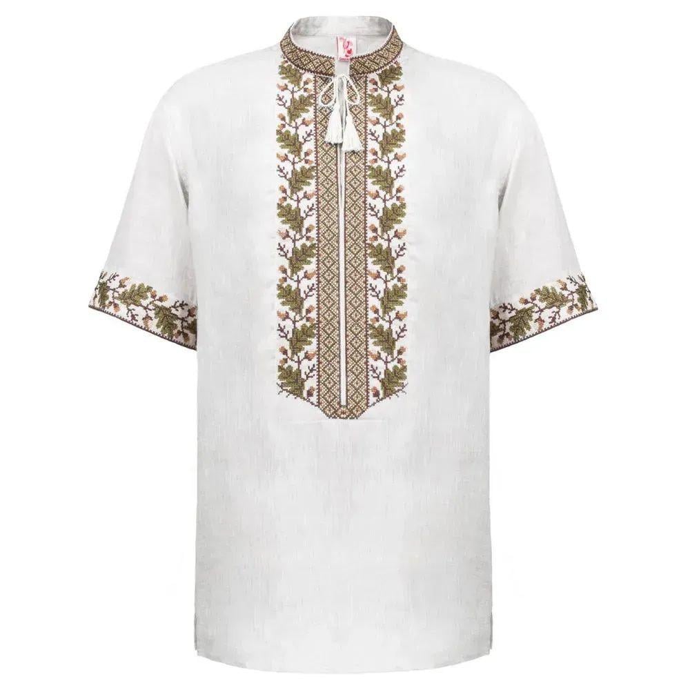 Вышиванка мужская р. 46 Белый (399) - фото 2 Вышиванка мужская р. 46 Белый (399) - фото 2