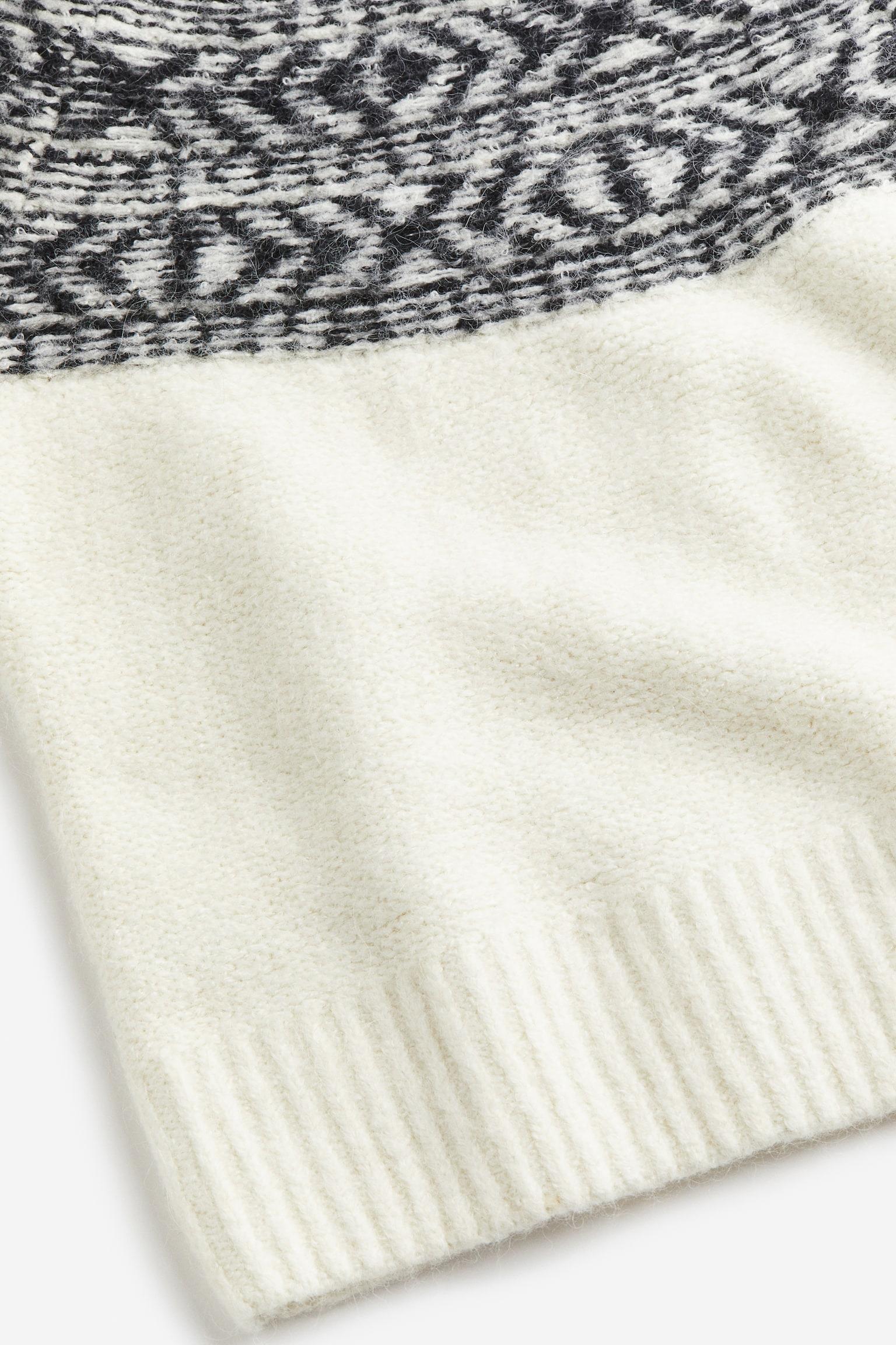 Свитер H&M 1208016П S Белый/Черный - фото 5