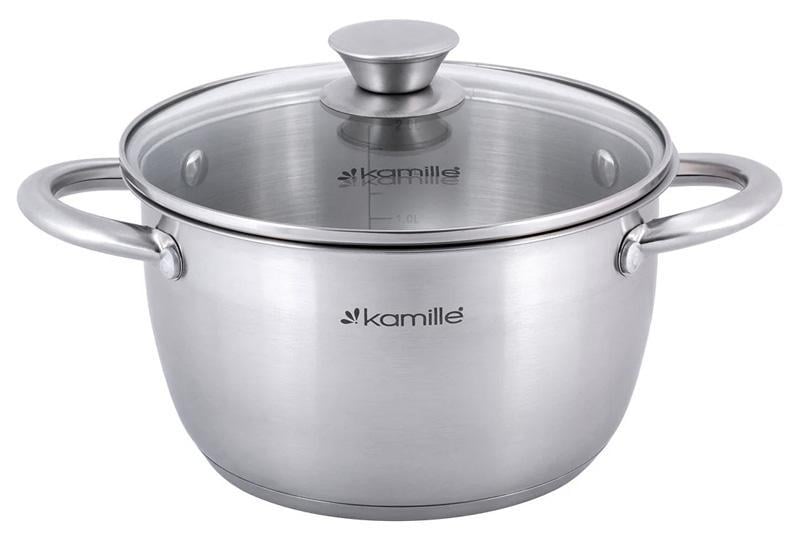 Каструля Kamille Gladys з нержавіючої сталі з мірною шкалою 2 л