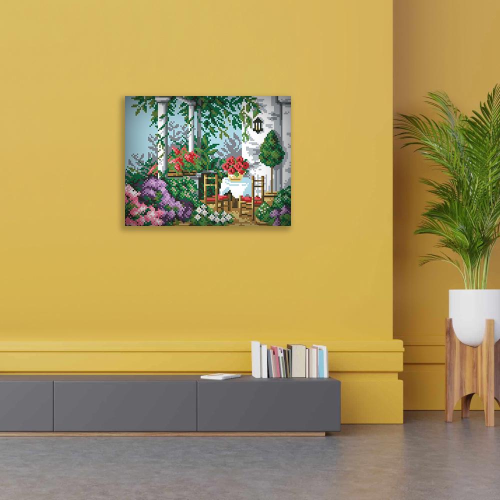 Алмазная мозаика Летняя терраса 30x24 см (27369)