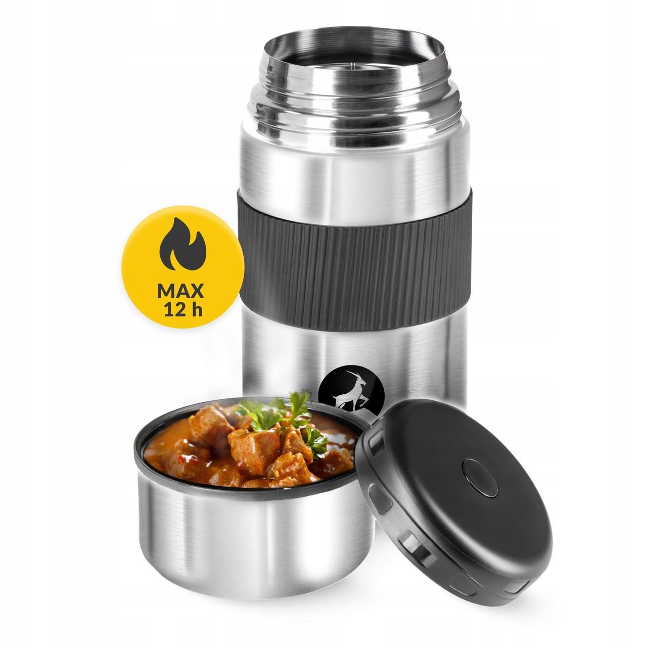 Термос для їжі Mountain Goat 1 л Silver (P-5907739315809) - фото 10 Термос для їжі Mountain Goat 1 л Silver (P-5907739315809) - фото 10