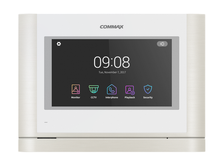 Відеодомофон 7" Commax СDV-704MF з детектором руху і записом відео (166238)