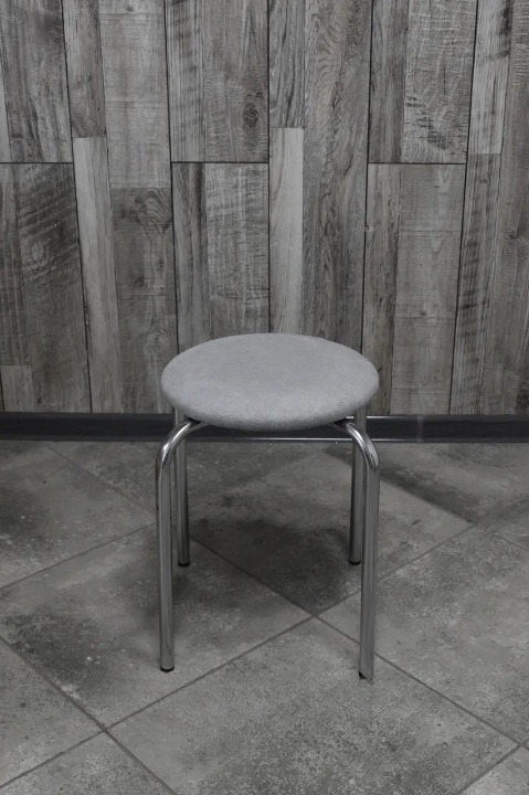 Табурет кухонний Стандарт 30х45 см Сірий/Хром (28374266)