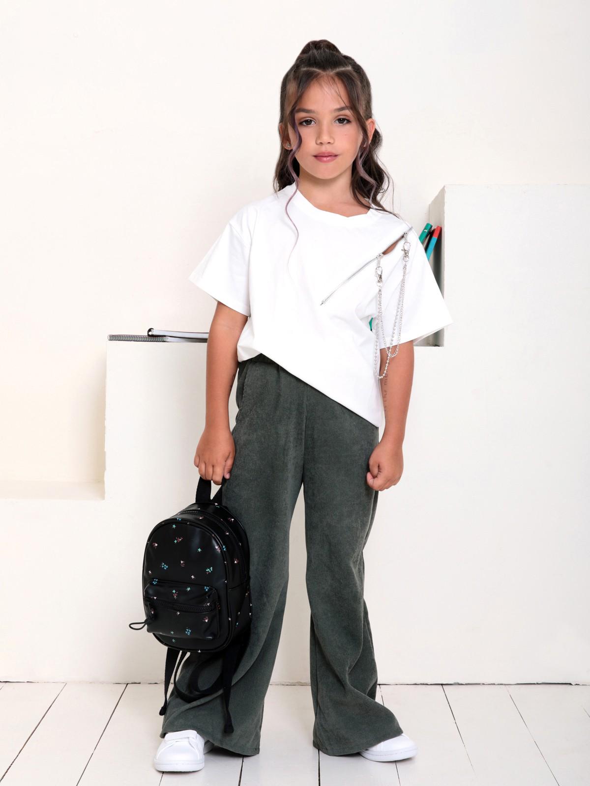 Дитячі штани ISSA Plus 128 Хакі CD-442