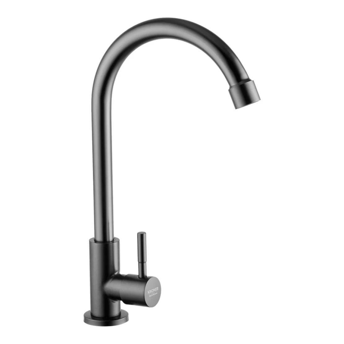 Монокран Kroner KRP Edelstahl Klassisch SCH098PVD врезной однорычажный Графитовый (CV032174)