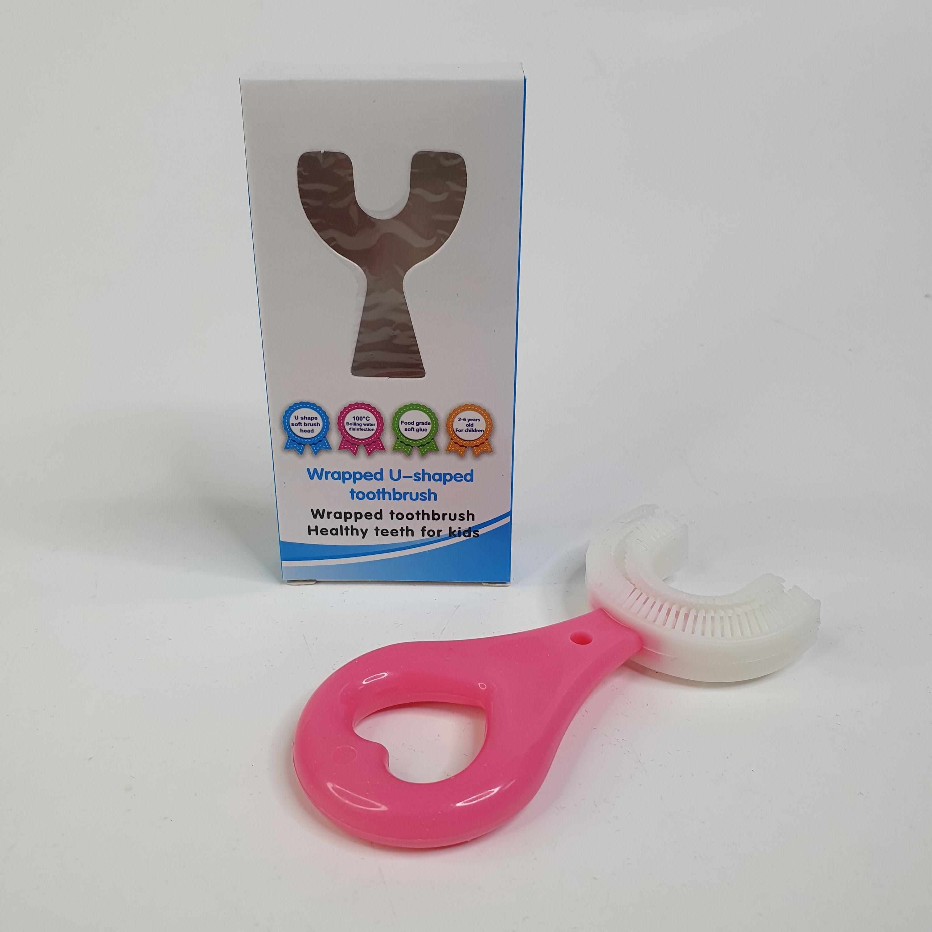 Зубная щетка мягкая U-образная детская для 2-6 лет Розовый (TB-2-6-Pink) Зубная щетка мягкая U-образная детская для 2-6 лет Розовый (TB-2-6-Pink)