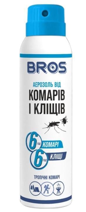 Аерозоль від комарів і кліщів Bros 90 мл (2654508689)