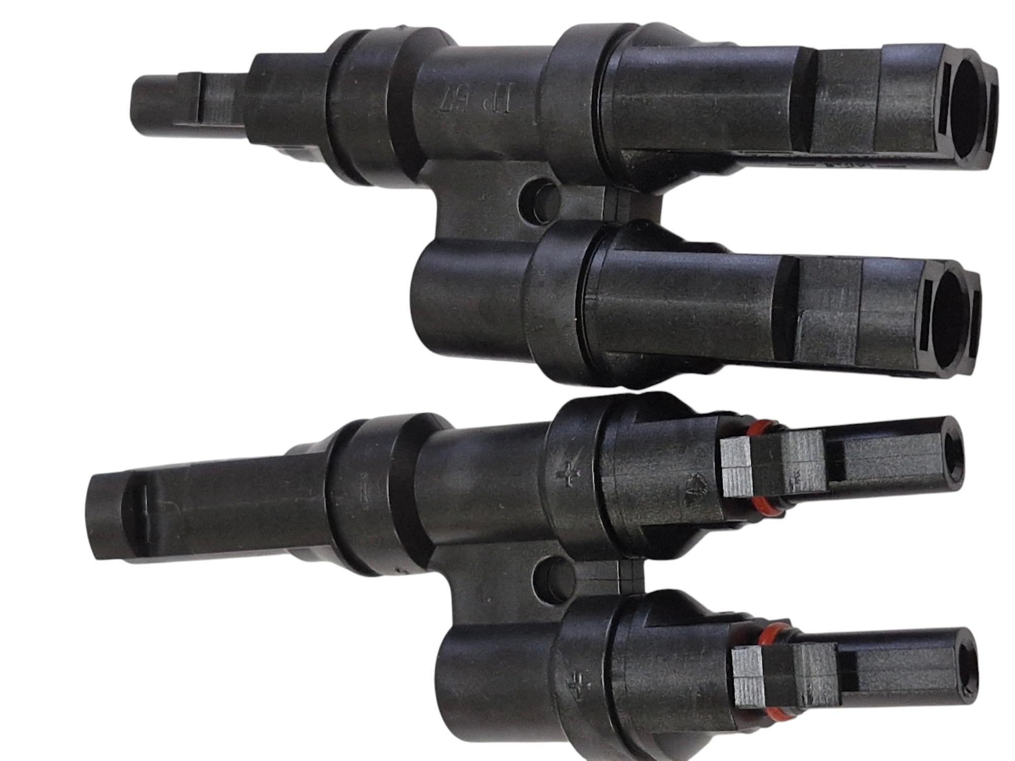 Конектор двойник POWMR MC4 1х2 для солнечных панелей 30A 1000V папа/мама IP67 2 шт. (97740227) - фото 4 Конектор двойник POWMR MC4 1х2 для солнечных панелей 30A 1000V папа/мама IP67 2 шт. (97740227) - фото 4