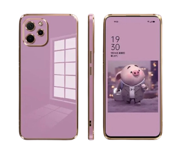 Чехол накладка Silicone Adds 6D для Huawei Nova Y61 Фиолетовий