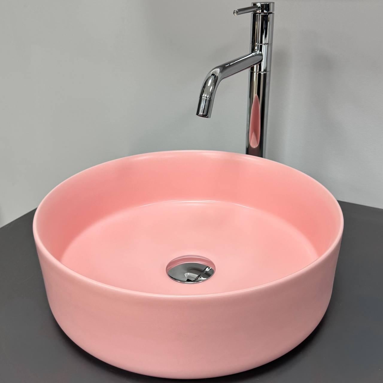 Умывальник VBI PRATO накладной Pink matt (2958592016)