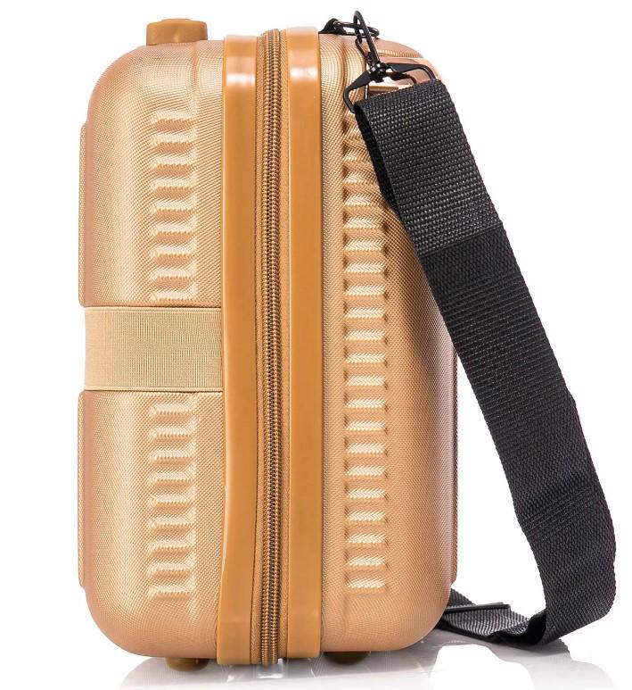 Кейс для косметики SEMI LINE 16 л Gold (T5663-2) - фото 5