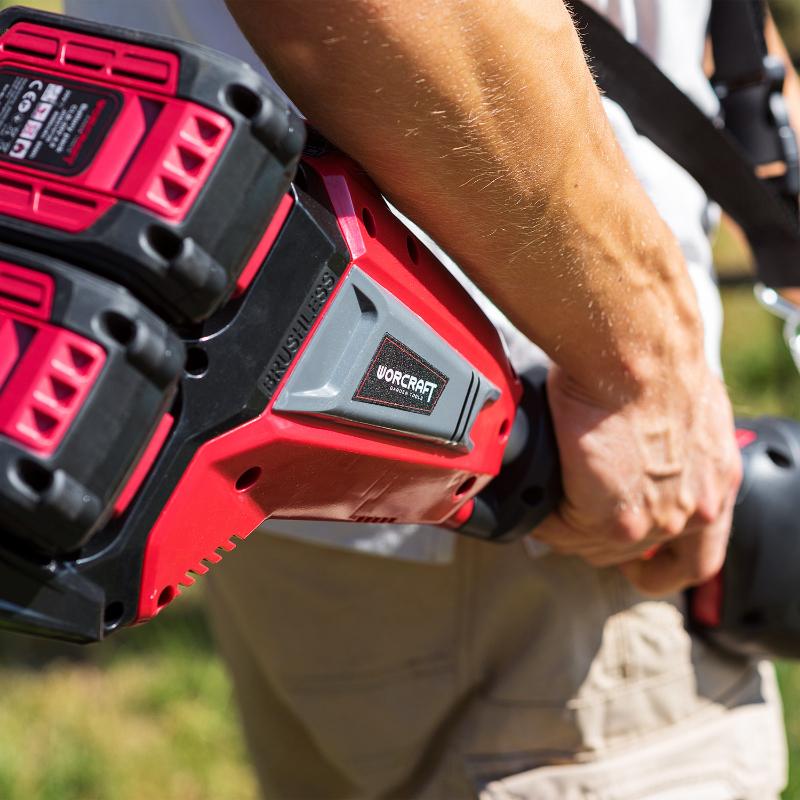 Триммер садовый аккумуляторный бесщеточный Worcraft CGT-S40LiBHP без аккумулятора и зарядного (13170) - фото 11