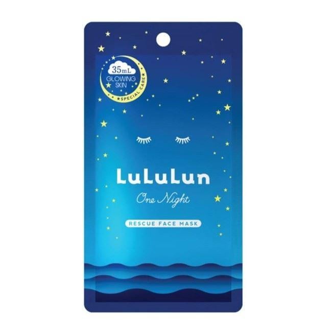 Маска тканевая против тусклости кожи LULULUN Face Mask One Night Rescue Brightening (3008158205)