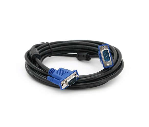 Кабель Merlion VGA M - VGA M 4 м 2 феррита Black/Blue (26450018)