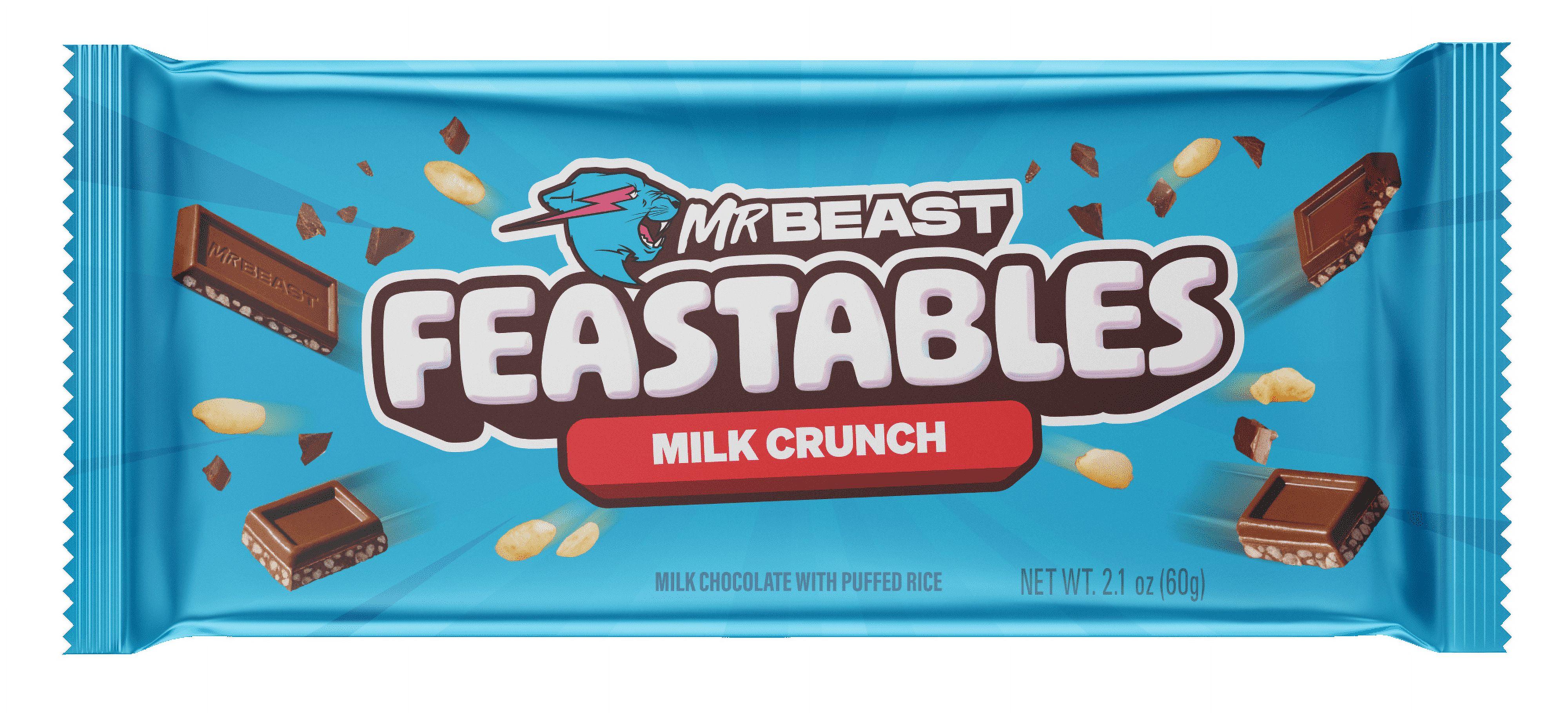 Шоколад Feastables Mr Beast Bar Milk Сrunch 60 г (eragfvdfvds) - фото 1