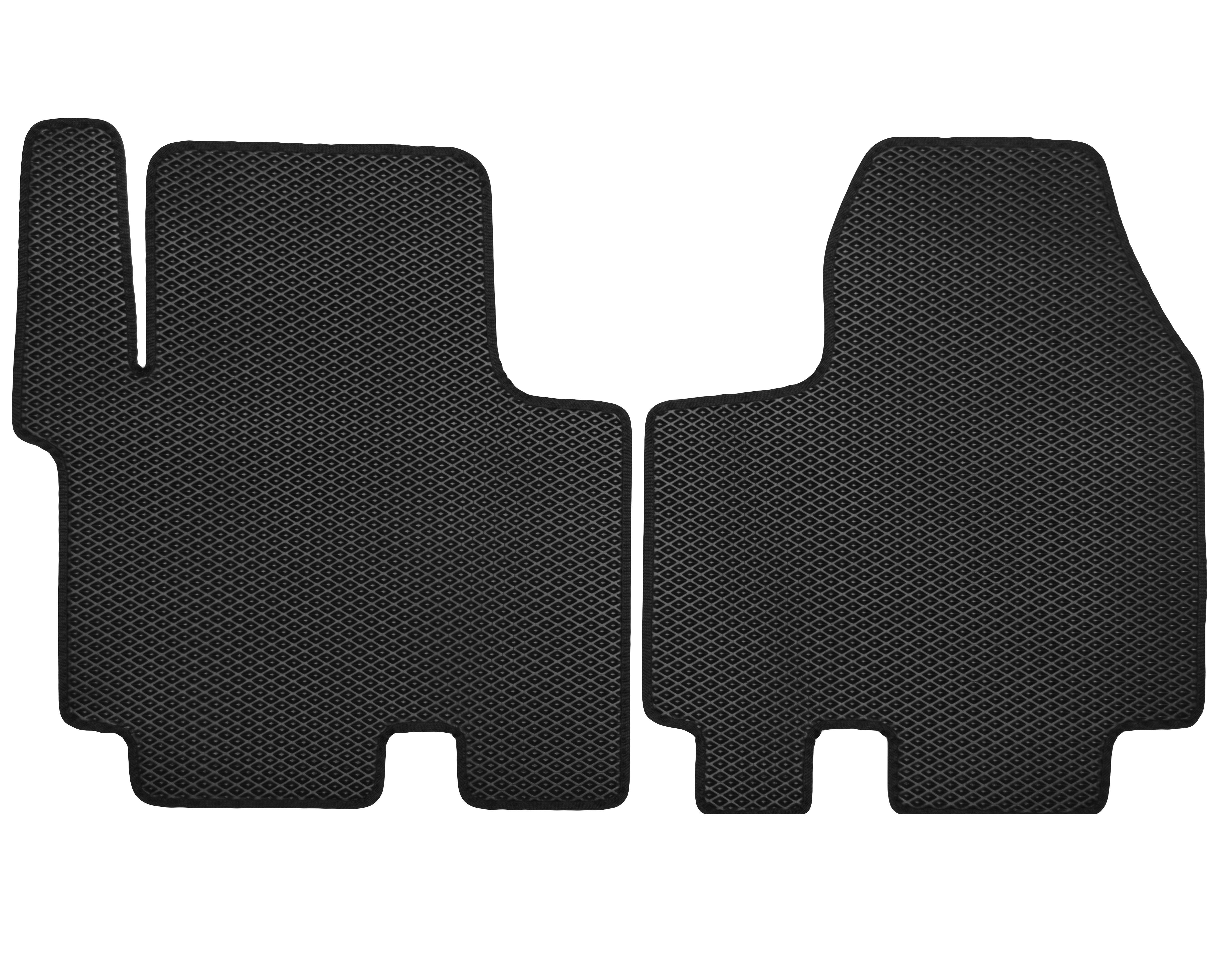 Коврики в салон передние для Renault Trafic '01-14 EVA-полимерные Черный (150510)