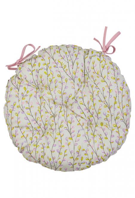 Подушка на стул Прованс Веточки D 40 см (30948)