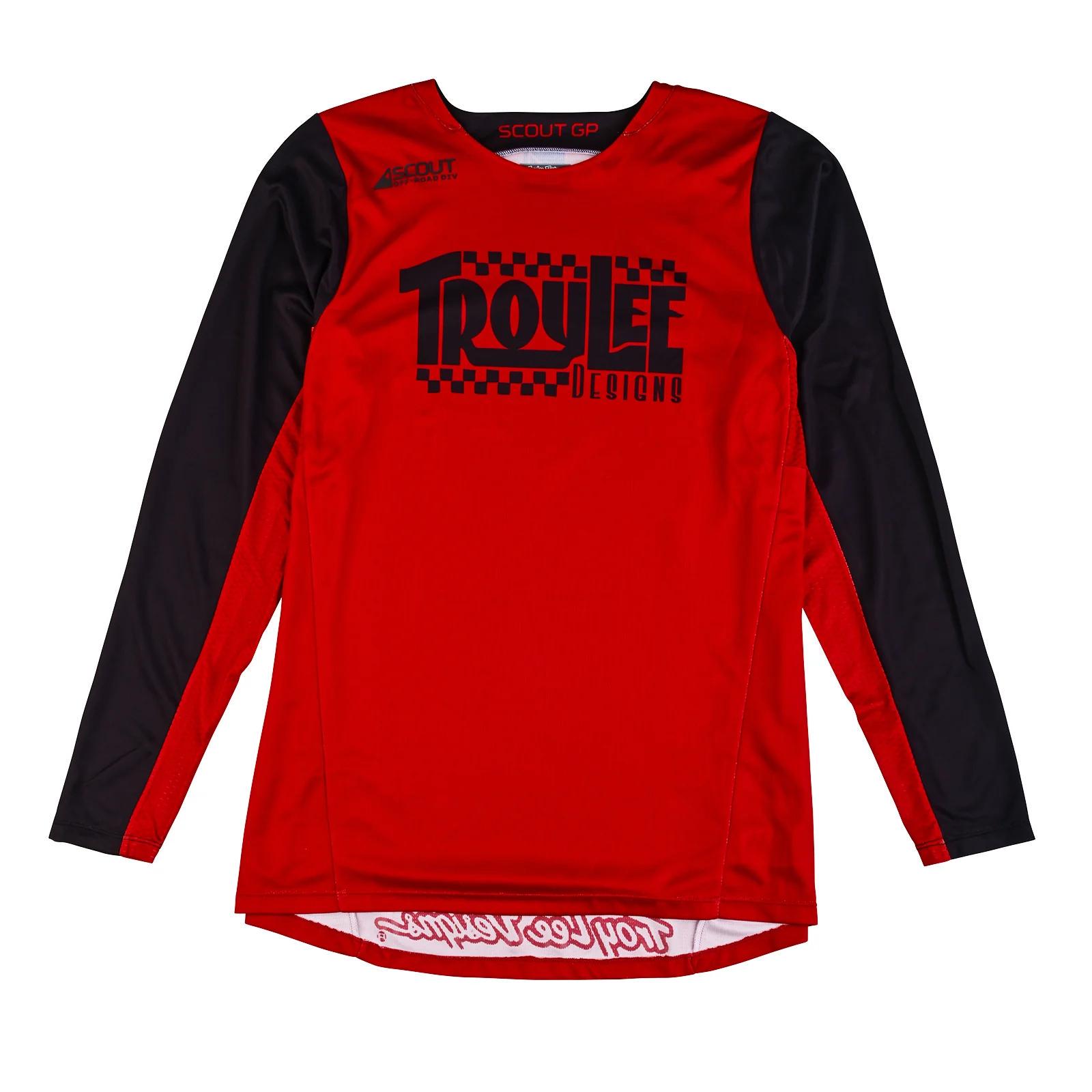 Мотоджерсі TLD SCOUT GP JERSEY BIG LEE Black/Burnt XXL Orange