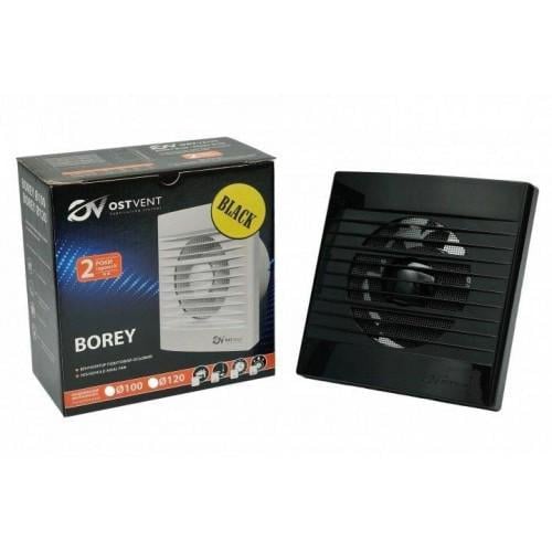 Бытовой вентилятор осевой OSTVENT BOREY 100S Black (008-0100B)