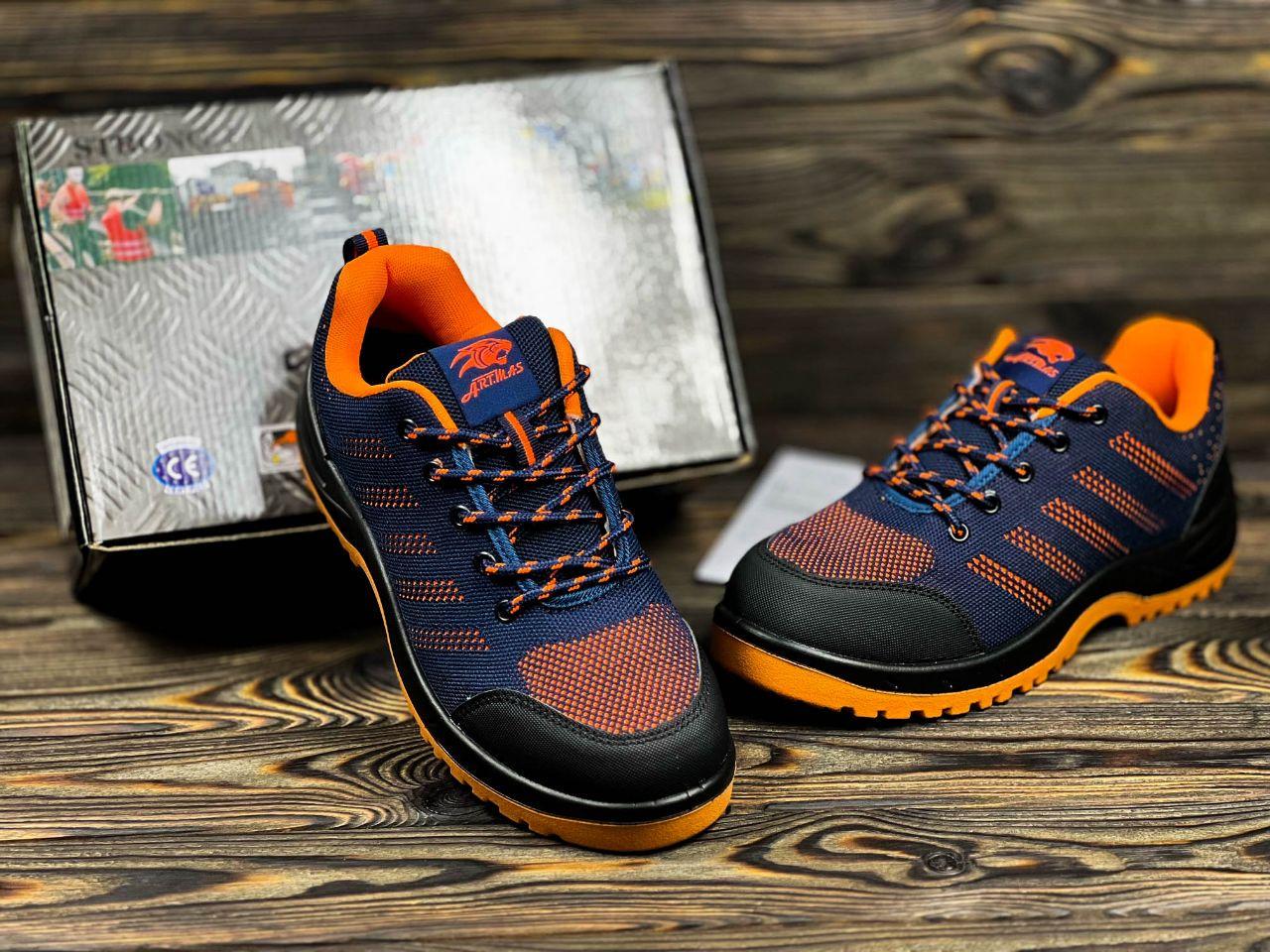 Кроссовки мужские с металлическим носком защитные BTEX-PAS р. 41 Синий (26841216)