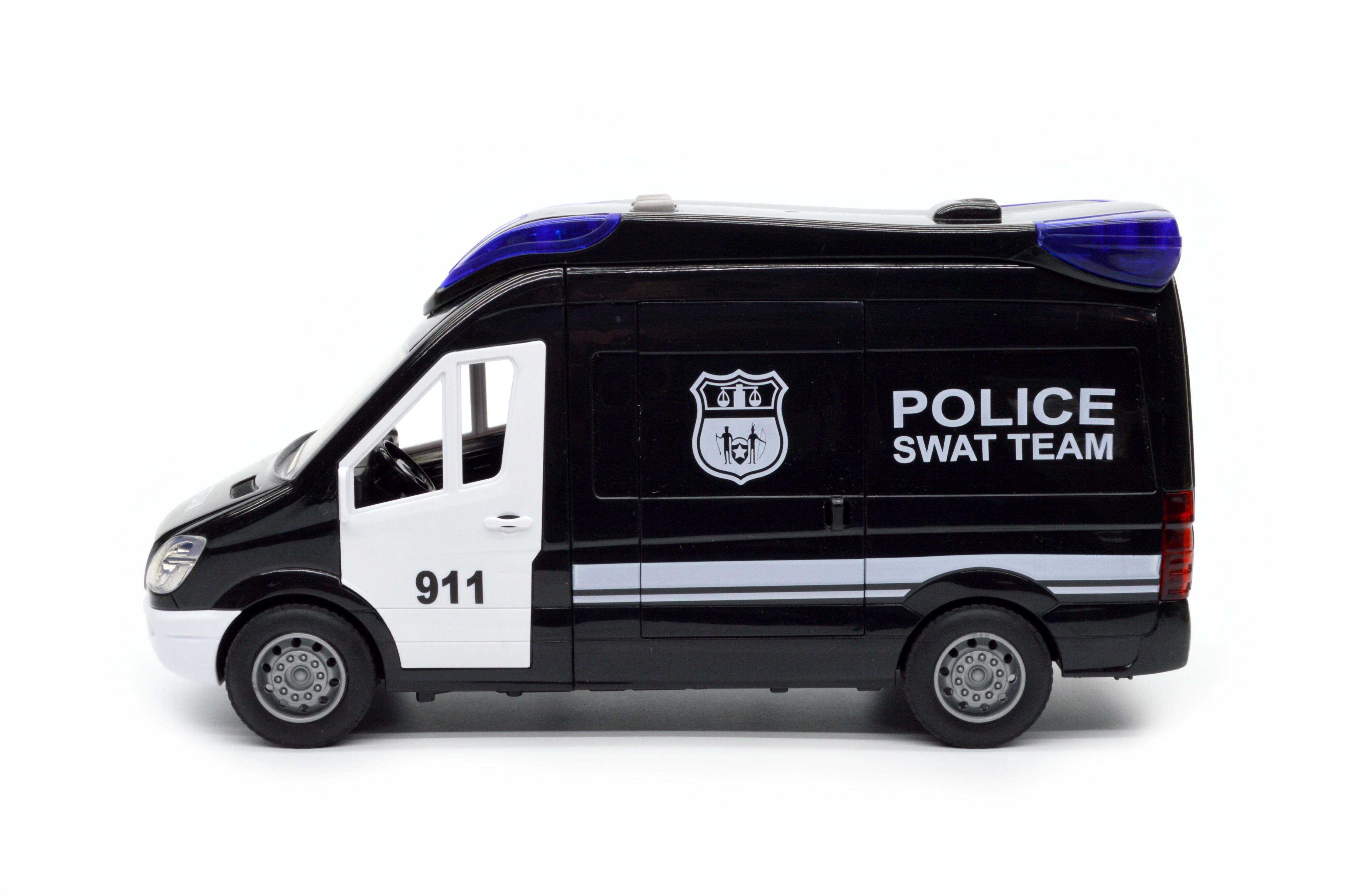 Машина полицейский фургон 666-12Р открываются все двери свет звук инерция - фото 2 Машина полицейский фургон 666-12Р открываются все двери свет звук инерция - фото 2