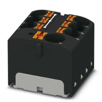 Розподільний блок Phoenix Contact PTFIX 10/6X4 BK 450В 32A Push-in Чорний (3273870)