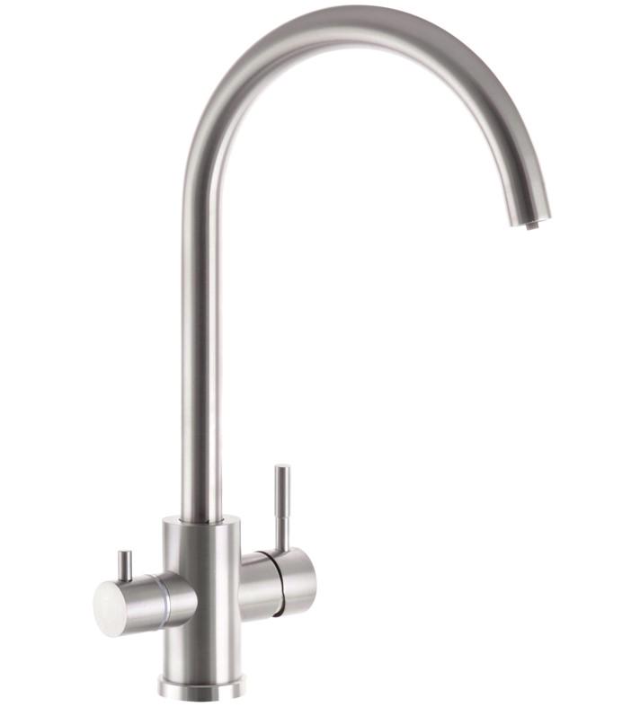 Смеситель для кухни Zerix SUS-021-2 с выходом для питьевой воды (ZX3238)