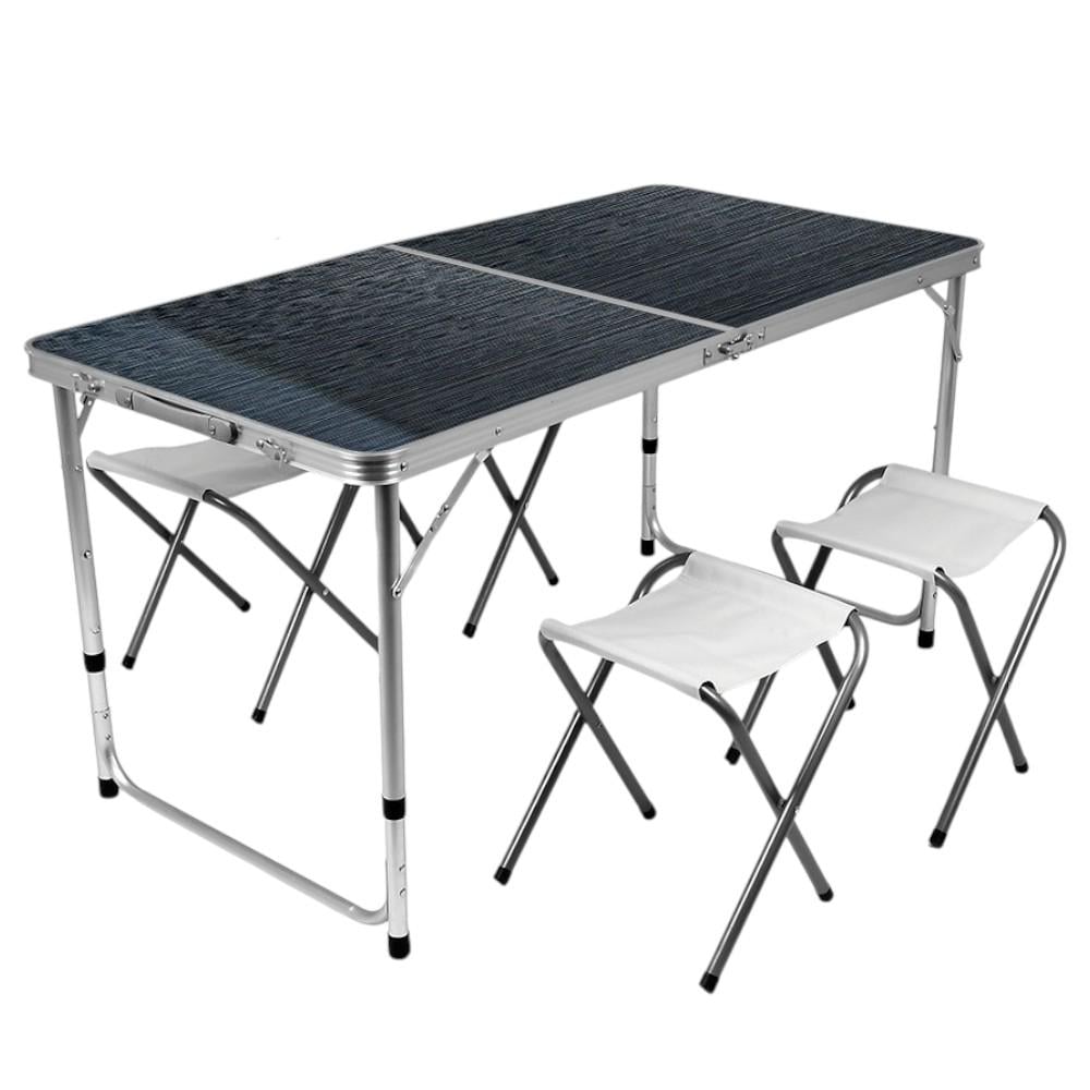 Стол чемодан раскладной Folding Table с 4 стульями для пикника/рыбалки 120х60х70 см (MH-5309S) Стол чемодан раскладной Folding Table с 4 стульями для пикника/рыбалки 120х60х70 см (MH-5309S)