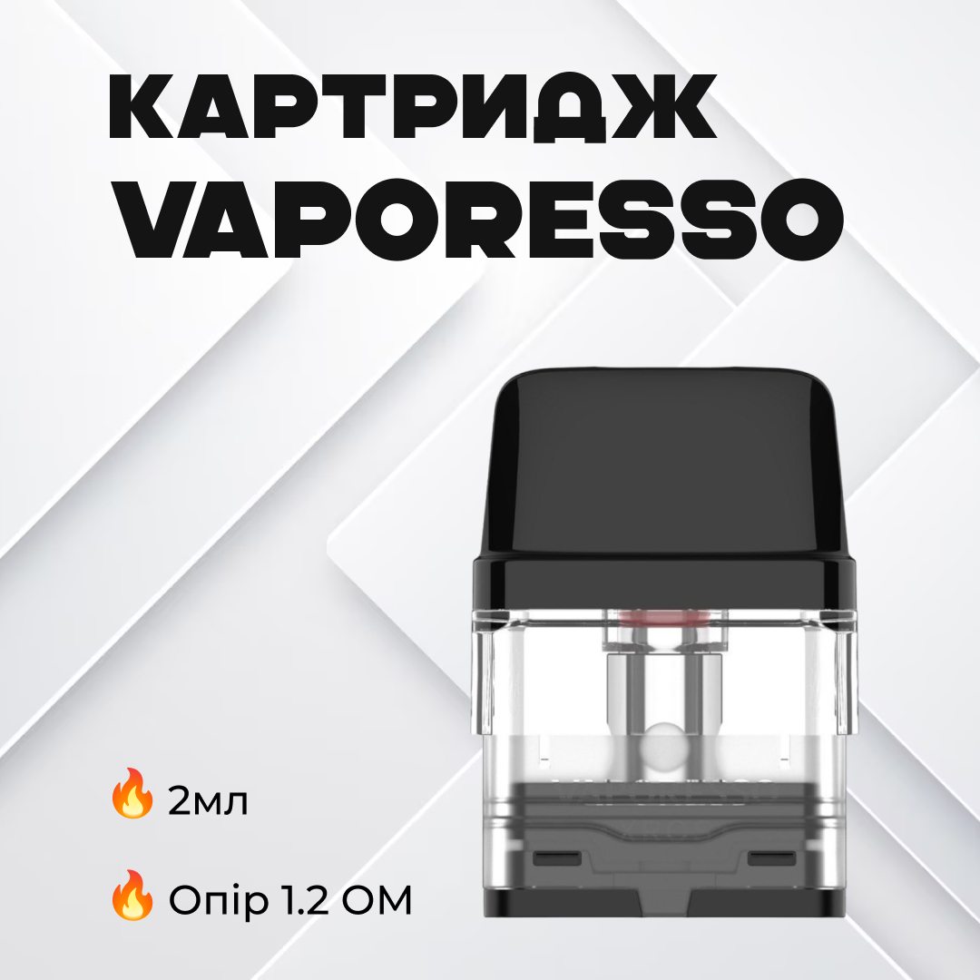 Сменный картридж для POD-систем Vaporesso XROS Meshed 2 мл 1,2 Ом (928503cd) - фото 2