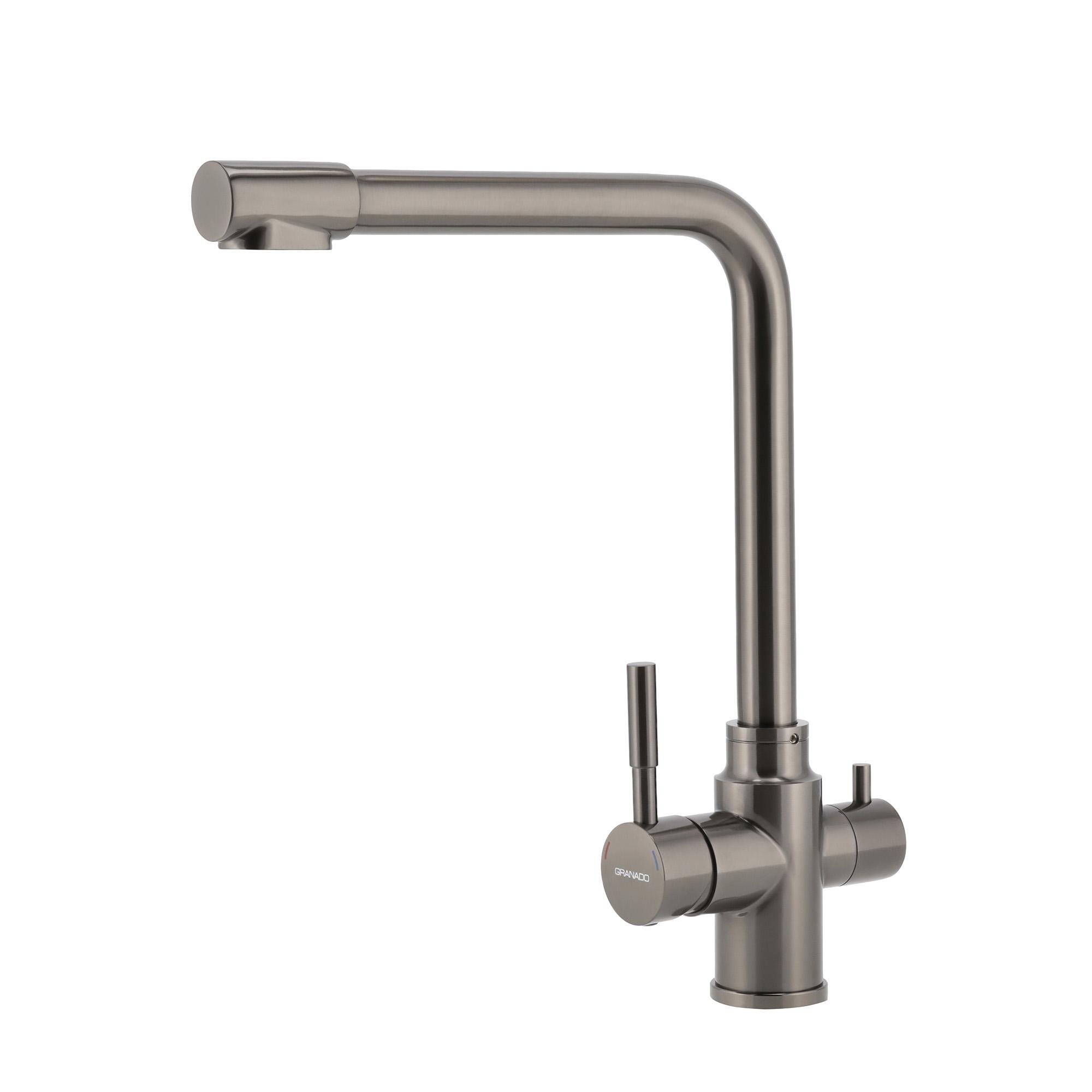 Смеситель на кухню Granado Badalona LUX PVD Black (gz0407LPVD) - фото 2