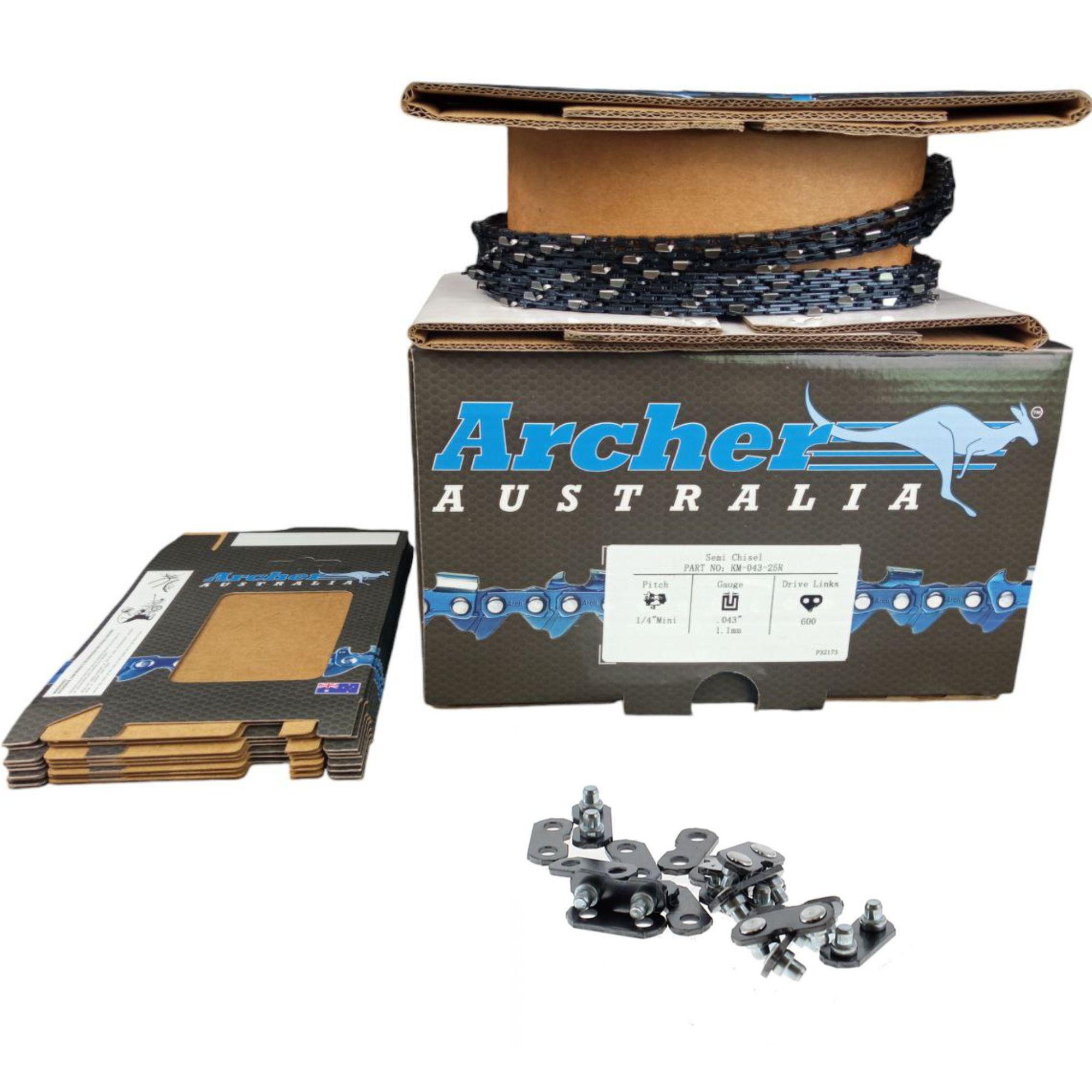 Цепь в бухте ARCHER 1/4" 1,1 мм 600 в л (KM-043-25R)