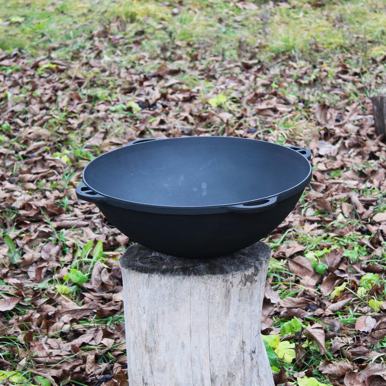 Котел чавунний азіатський з кришкою 22 л (23163004) - фото 3 Котел чавунний азіатський з кришкою 22 л (23163004) - фото 3