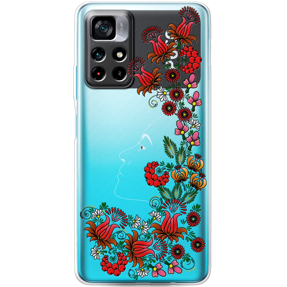 Чехол BoxFace Poco M4 Pro 5G 3D Ukrainian Muse Прозрачный силикон (43742-bk64-43742)