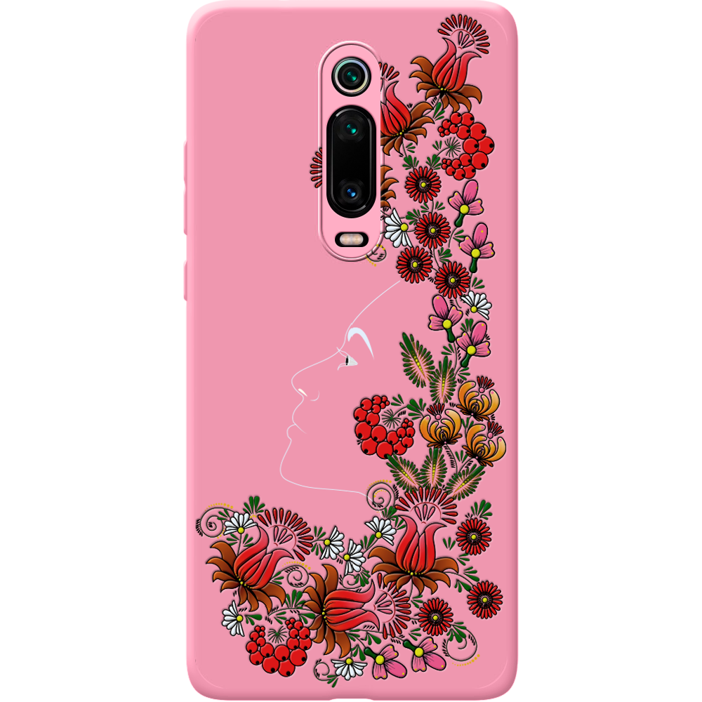 Чехол BoxFace Xiaomi Mi 9T / Mi 9T Pro 3D Ukrainian Muse Розовый силикон (37376-bk64-43049)