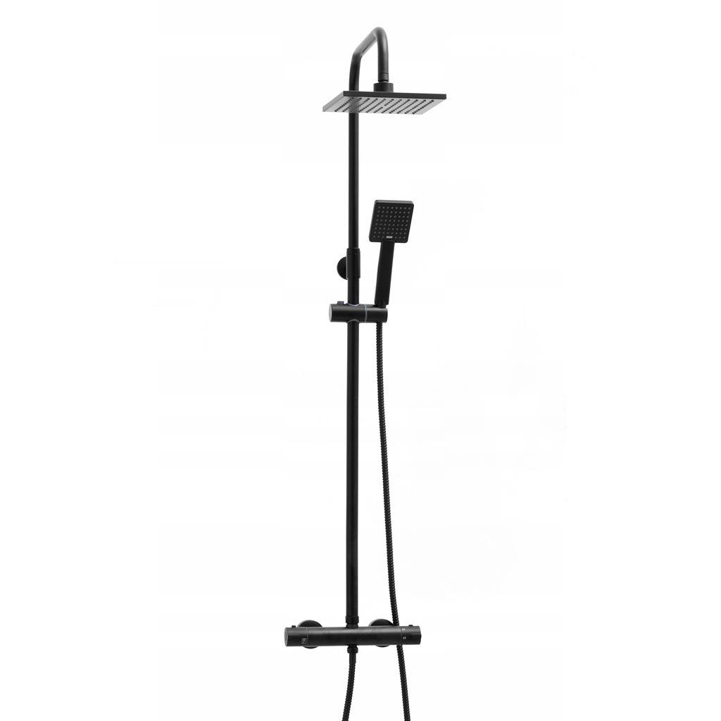 Душевая система с термостатом Yoka BP.FLOVA THERM 20 BLK Черный (158818)
