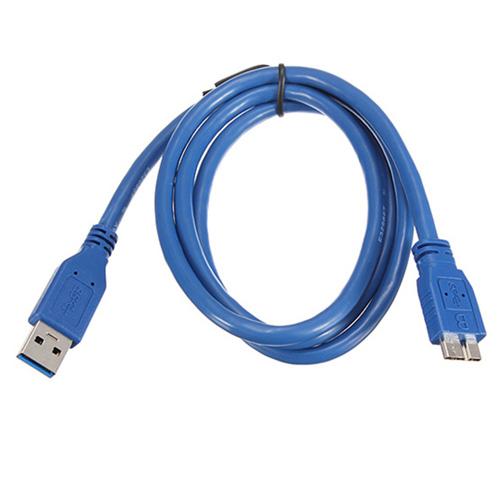 Дата кабель USB 3.0 Micro-B 1,5 м Синій (813)