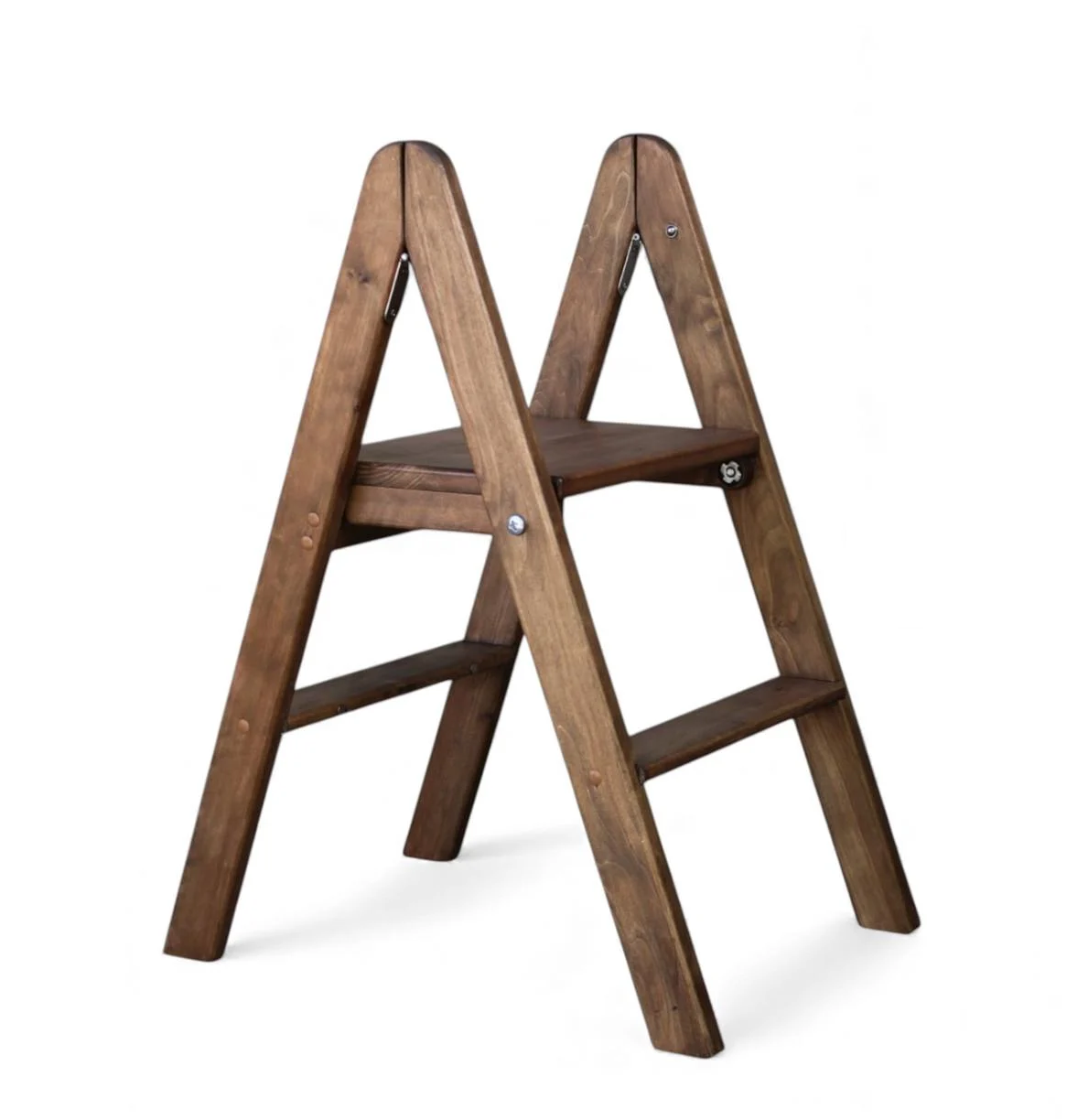 Табурет-лестница деревянный Студія Дерева Вільха бытовой двусторонний 2 ступеньки Палисандр (31002894) - фото 1 Табурет-лестница деревянный Студія Дерева Вільха бытовой двусторонний 2 ступеньки Палисандр (31002894) - фото 1