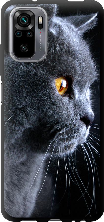 Чехол на Xiaomi Redmi Note 10 Красивый кот (3038b-2277-42517)