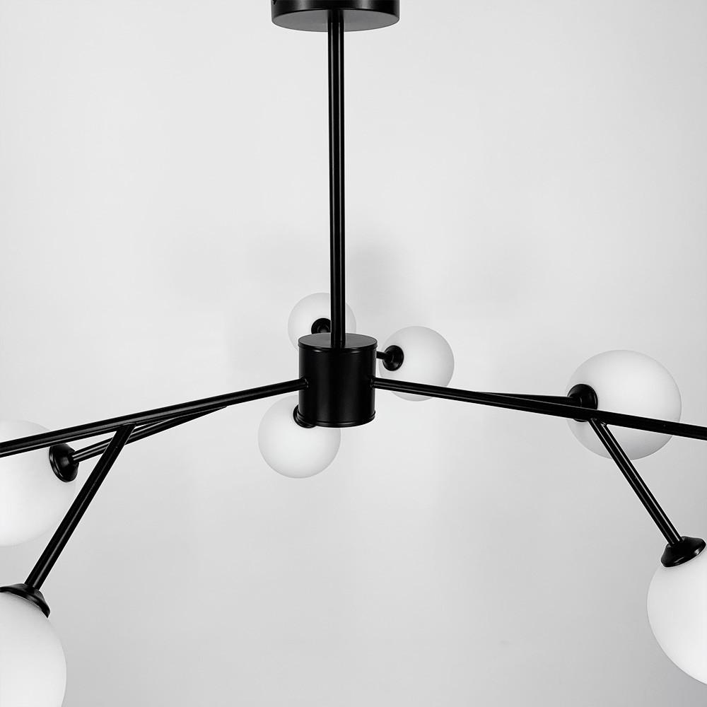 Люстра потолочная Grand Bunch на 9 плафонов Ø 110 см Черный (AOC 20/9 BK) - фото 5 Люстра потолочная Grand Bunch на 9 плафонов Ø 110 см Черный (AOC 20/9 BK) - фото 5