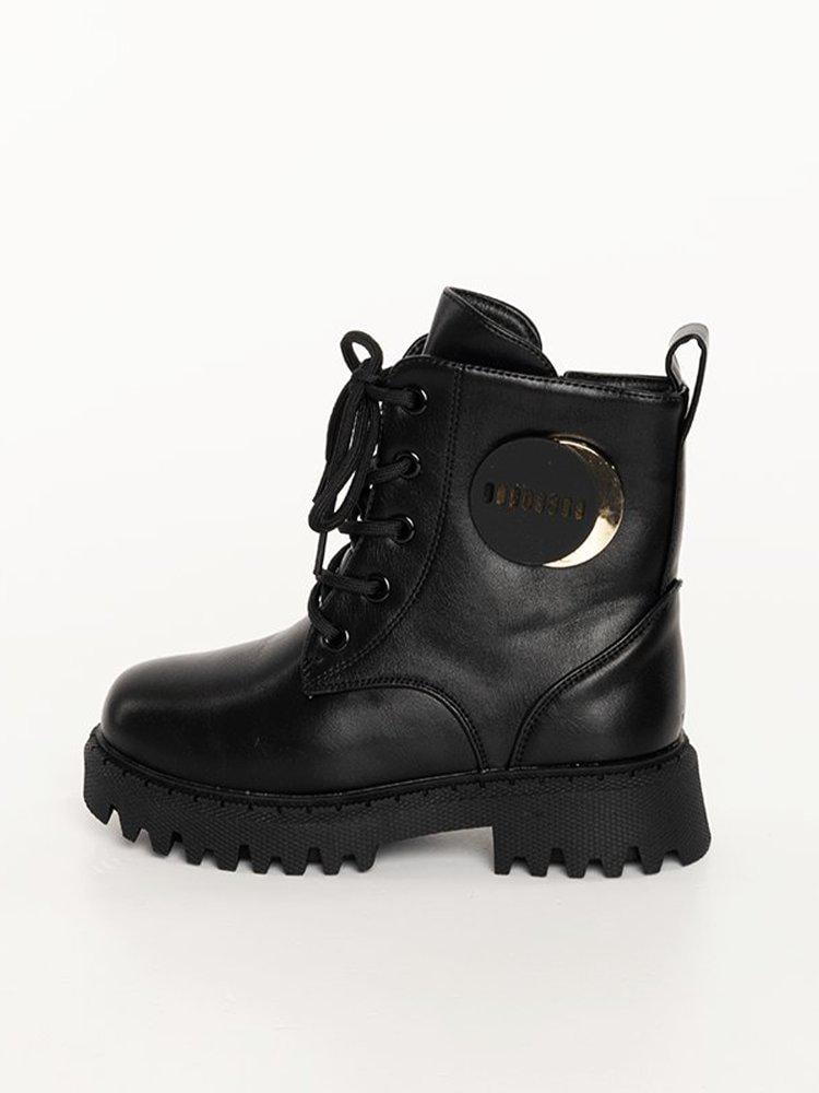 Черевики дитячі зимові ЦБ-00232394 для дівчинки р. 27 Чорний (29086050)