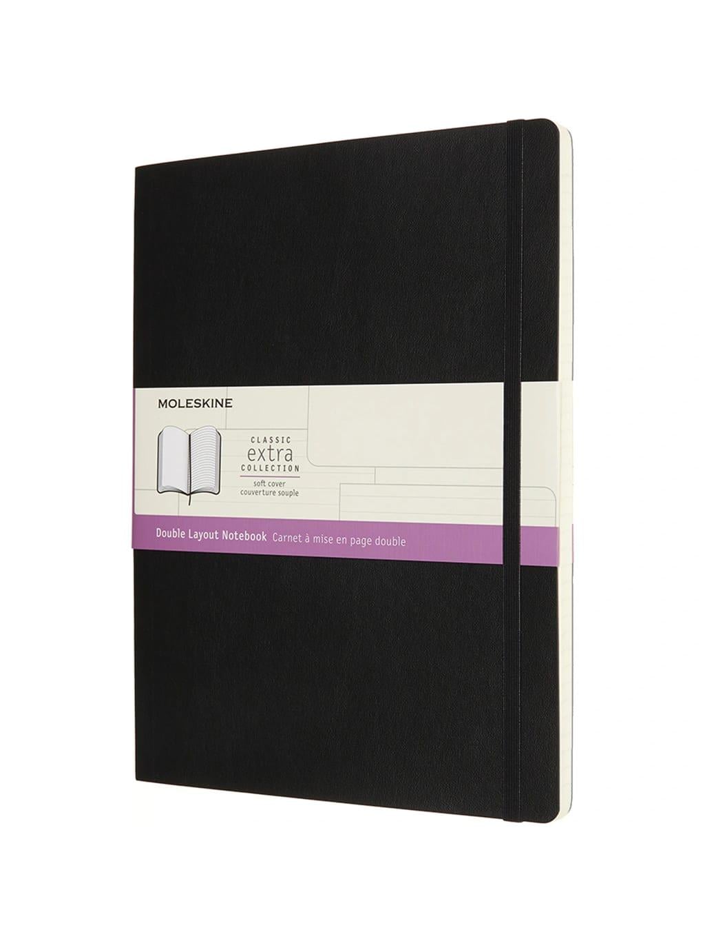 Записная книжка Moleskine Classic большая линейка-нелинованная мягкая Черный (NB413SBK)