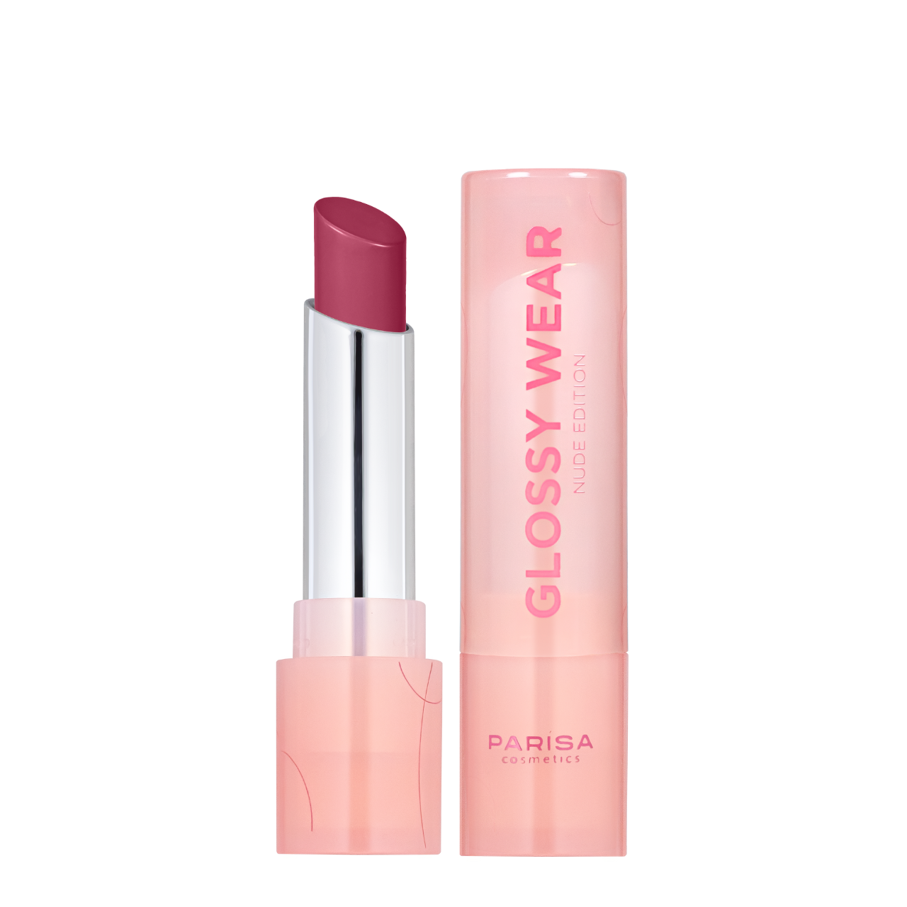 Помада для губ зволожувальна Parisa Cosmetics Glossy Wear PGW-06 603 Fever pink Малиновий (13350384)