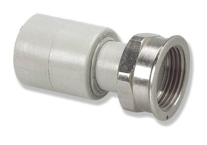 Переход с накидной гайкой Wavin Ekoplastik 20 мм G-3/4 (SNAM02025X)