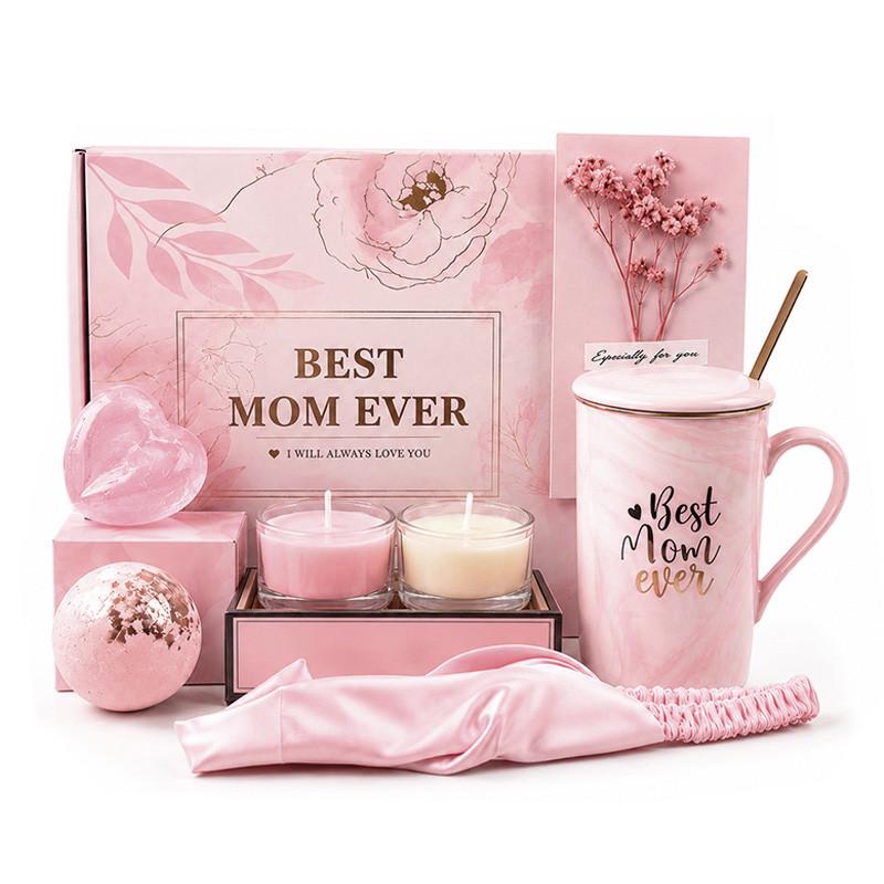 Подарунковий набір Lesko Spa Gift Basket Set 05 мило/бомбочка для ванни 7 пр. Pink (37275064)