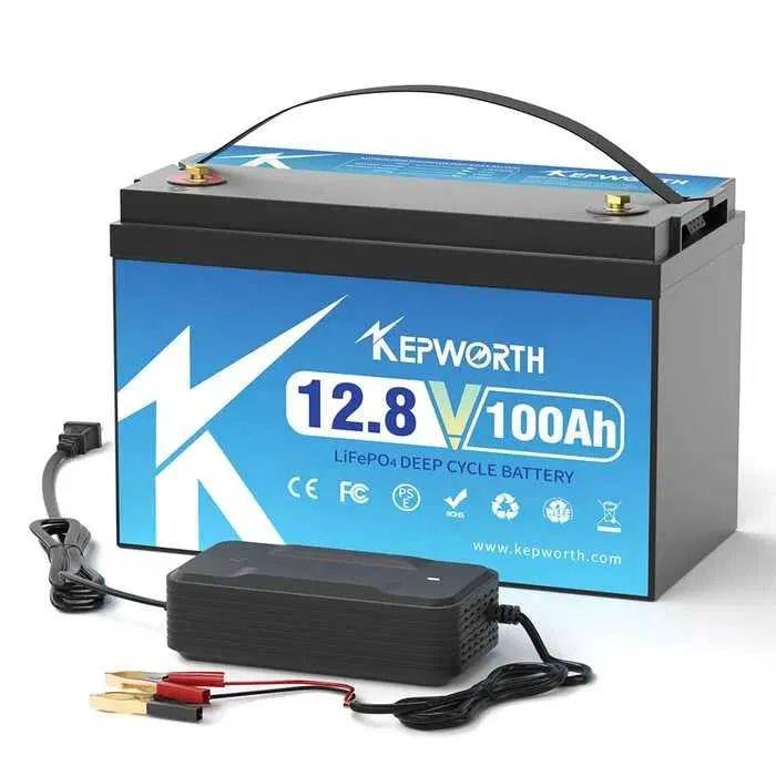 Акумулятор Kepworth LiFePO4 12V 100Ah 1280W 332 мм із зарядним пристроєм BMS (K12100332)