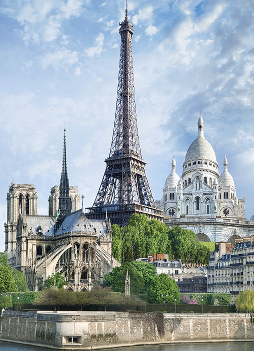 Фотообои WS Wallpaper Эйфелева башня 196x270 см (259)