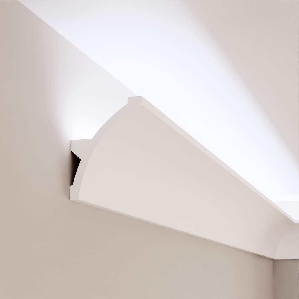 Карниз полиуретановый Tesori KF 702 для LED освещения 80x60x2000 мм (25398406)