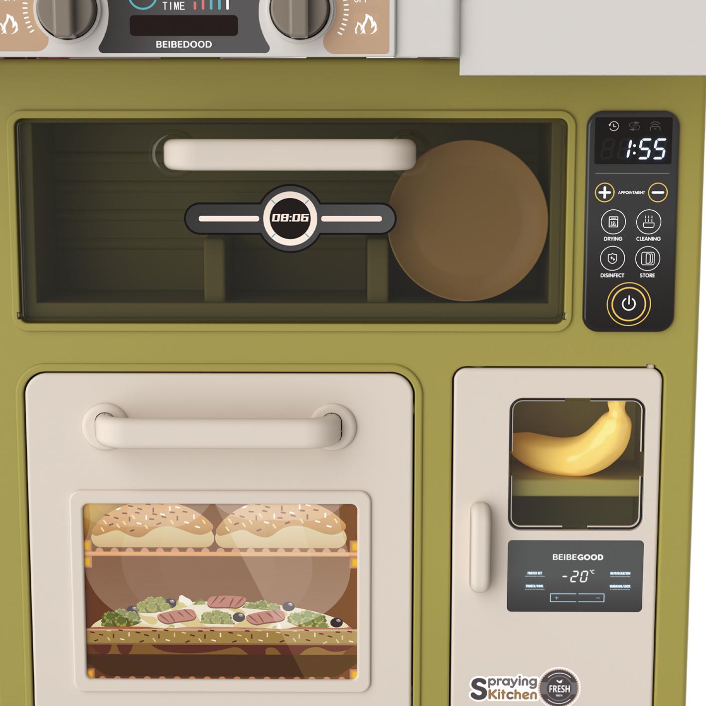 Кухня дитяча Lolly Kids LK177 88 см та ефекти та 55 аксесуари (9798) - фото 7 Кухня дитяча Lolly Kids LK177 88 см та ефекти та 55 аксесуари (9798) - фото 7