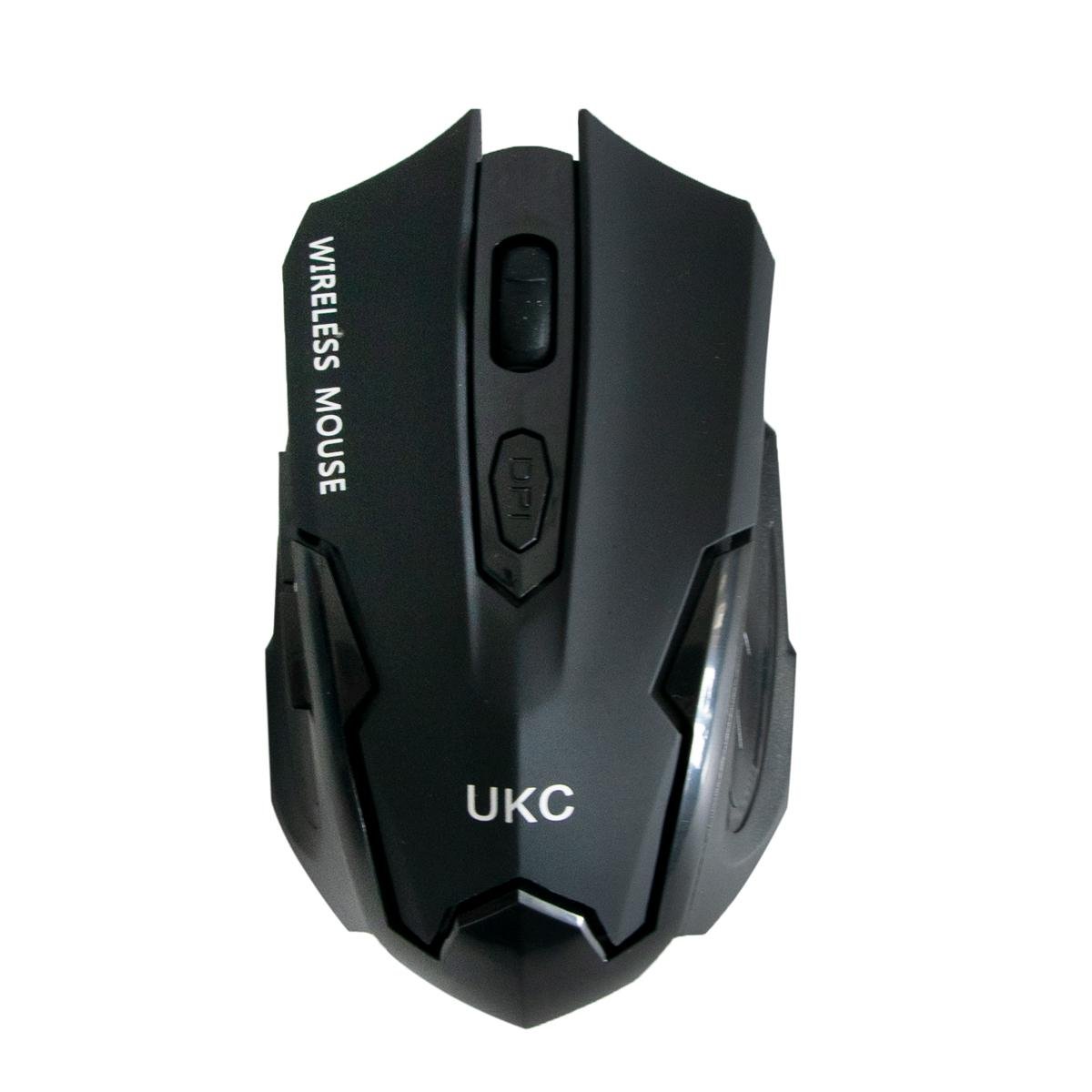 Миша бездротова UKC Wireless Mouse art-5590 комп'ютерна для ноутбука Чорний (1009355-Black) - фото 2